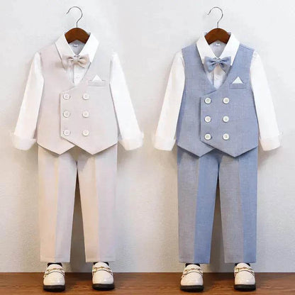 Children's Suit Vest Suit Gentleman Best Man suit 3 piece set outfit