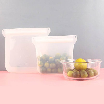 Grocery bag storage vacuum seal bags