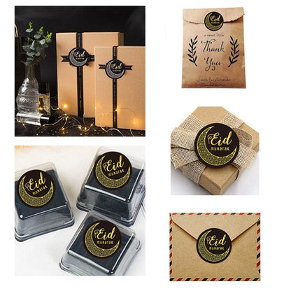 Sticker Letter EID Sticker Candy Seal Eid Mubarak Ramadan Decoration stickers