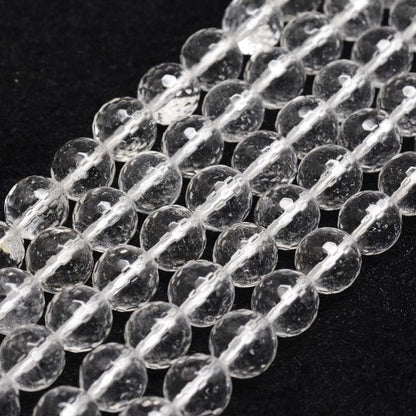 Clear Quartz Faceted Gemstone Bead - All Sizes