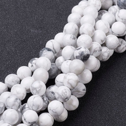 Howlite Gemstone Beads