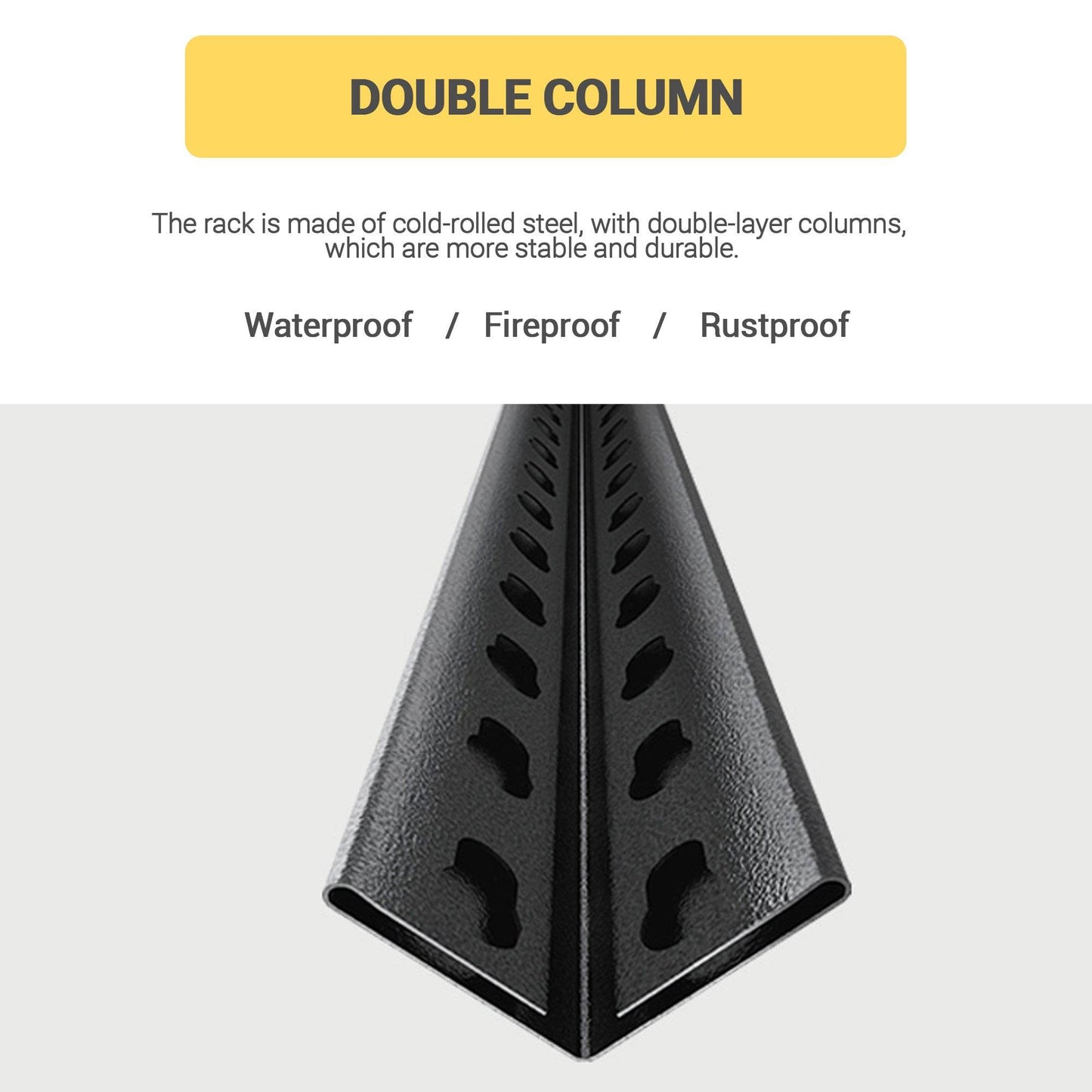 Étagères métalliques à plusieurs niveaux pour le rangement, étagères de garage, 907 kg, étagères de rangement robustes, étagères de garage réglables, unité d'étagères industrielles, support utilitaire de rangement, noir