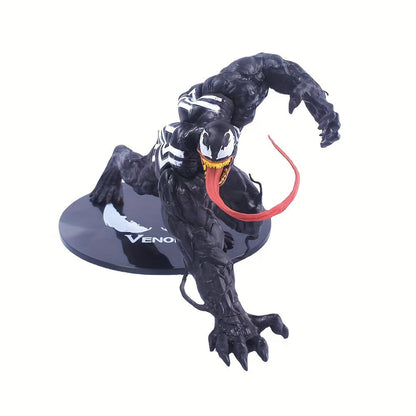 1pc Disney Venom and Carnage Action Figure - Officially Licensed Collectible with Intricately Detailed Design, High-Quality PVC Material, and Action-Packed Dynamic Crouching Pose - Perfect for Bedroom Desk or Shelf Decor