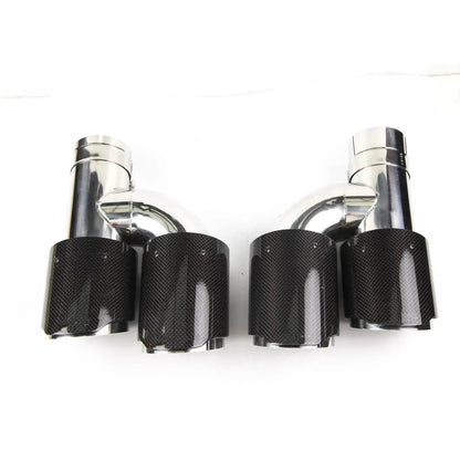 Four-outlet Double-tail Stainless Steel Exhaust Pipe