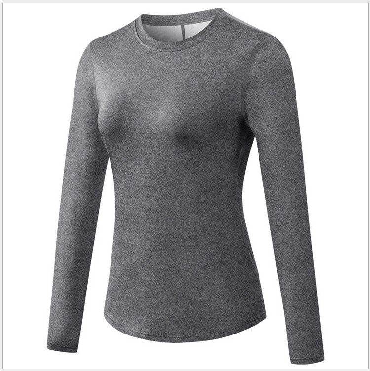 Quick Drying Breathable Long Sleeve Yoga Workout Gym T-shirt for women