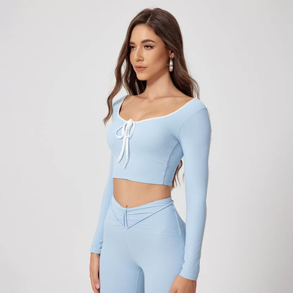 Quick-dry Training Running Sports Fitness Gym Crop Workout top for women