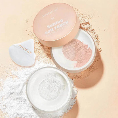 PHOFAY Soft Touch Loose Setting Powder Smooth Long Lasting Makeup