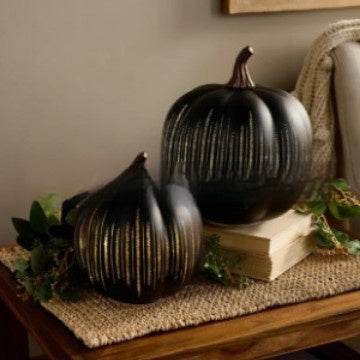 Starry Night Glass Halloween Pumpkin Decoration