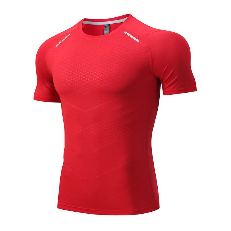 Muscle fit Gym T-shirt exercise shirts men's athletic shirt