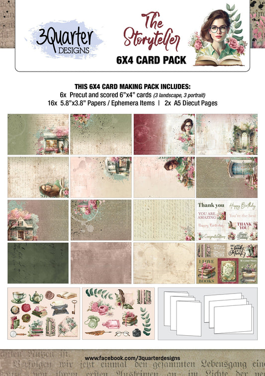 The Storyteller 6x4 Card Pack