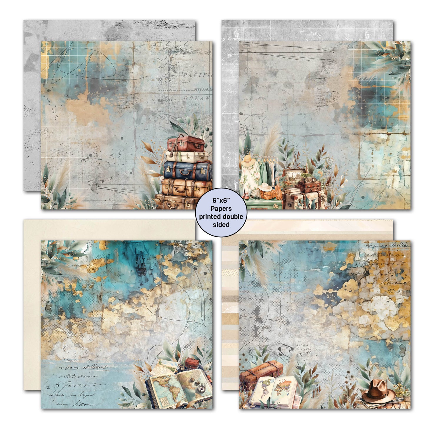 3Quarter Designs Adventures Return 6x6 Paper Pack