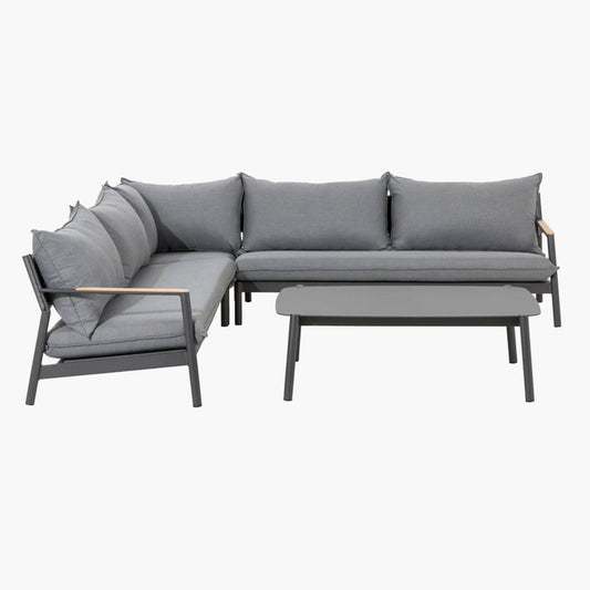 Ensemble de sectionnel d'extérieur en aluminium 4 pièces Monti