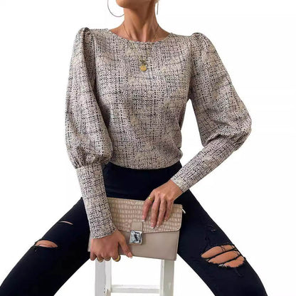 Fashionable Elegant Retro blouse top For Women