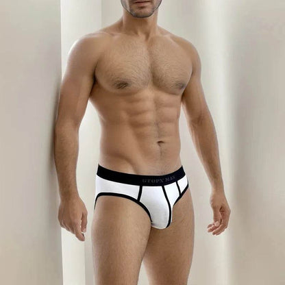 Otopx Thread Cotton Single-layer Elastic Briefs Pant underwear men