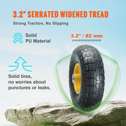 VEVOR Dollies & Hand Trucks solid replacement wheel Tyre