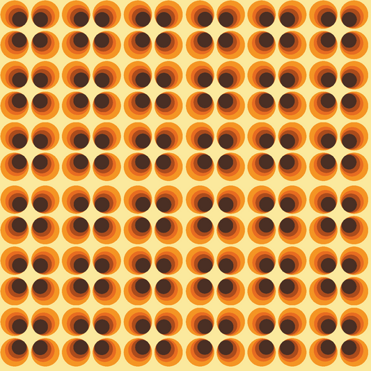 Craft HTV 70's Funky Vintage Circle Pattern