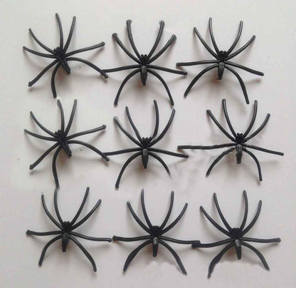 Halloween Stretchable Spider Web Decoration – Cotton Web with Mini Spiders for Indoor & Outdoor Use