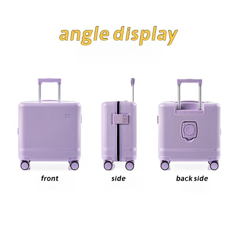 New Fashionable 16 Inch Luggage Case With TSA Customs Lock, 360 Universal Wheel Pull Rod Box, Luggage Universal Wheel Password Box