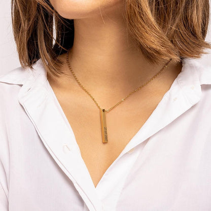 Custom Date Engravable Necklace