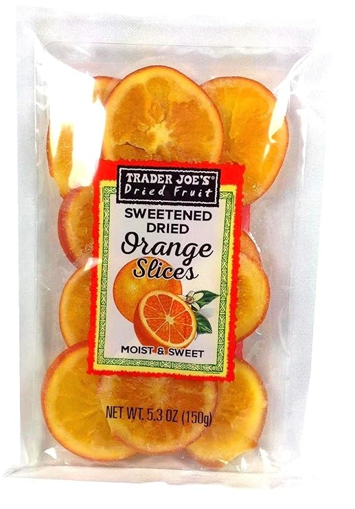 Tranches d'orange séchées et sucrées Trader Joe's, 150g