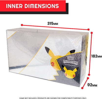 Pokemon Celebrations Ultra Premium Booster Collection Box EVORETRO PET Protector 0.45MM - Pack of 1