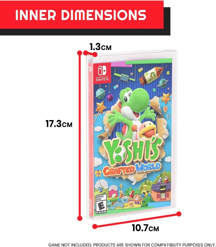 Protections EVORETRO en PET pour Nintendo Switch (Boîte) - Lot de 25