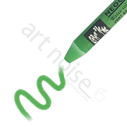 Caran d'Ache - Classic Neocolor II Water Soluble Wax Crayon - Blues and Greens
