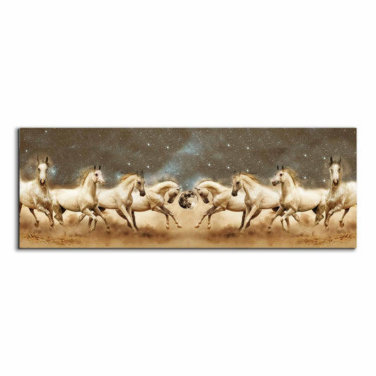 Genèse d'une Licorne Toile Cheval-Art Animalier-Vernis RVB