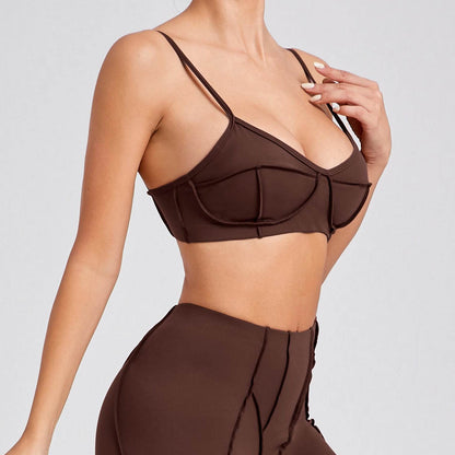 Soutien-gorge de sport maintien élevé pour la salle de sport, le yoga et l'exercice
