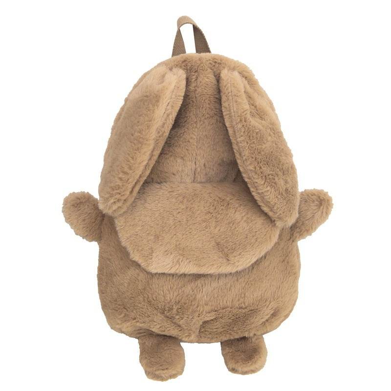 Mini sac à dos lapin en peluche tendance et mignon pour filles