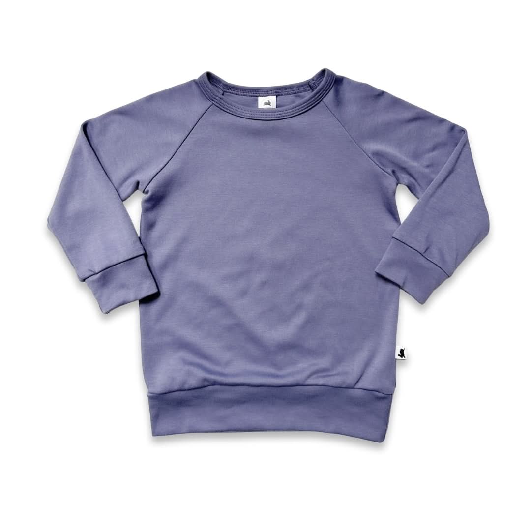 Youth Bamboo Raglan Pullover | Dusty Lilac