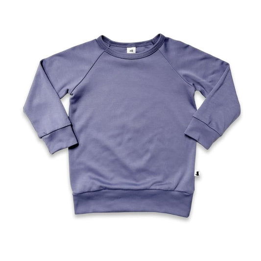 Youth Bamboo Raglan Pullover | Dusty Lilac