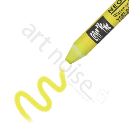 Caran d'Ache - Classic Neocolor II Water Soluble Wax Crayon - Blues and Greens