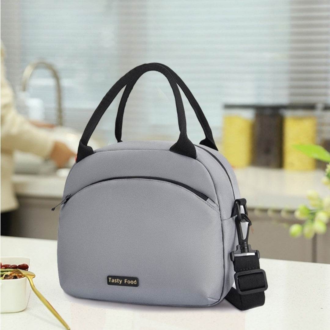 Women Portable Fashion Insulated Work Lunch Bag Handbag