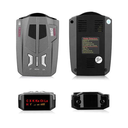 V9 Car Radar Speed Detector Laser 360° Voice Alert Mobile Speedometer
