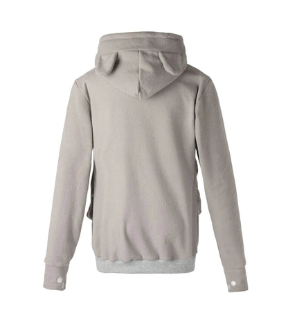 Sweatshirt With Pockets – Women’s Casual Solid Cat Lover Hoodie