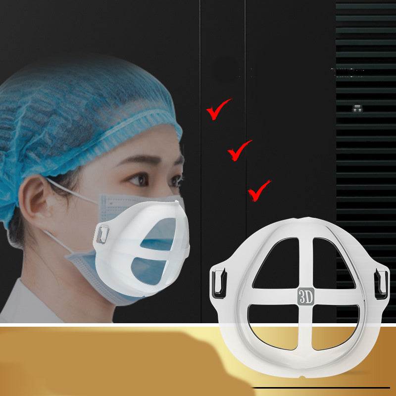 Three-dimensional disposable protective 3D mask stereo bracket