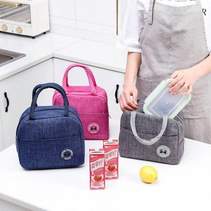 Portable Fashion Insulated Work Lunch Bag for Women