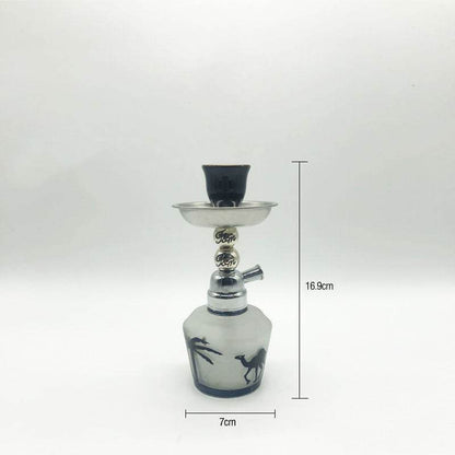 Mini Hookah Single Tube Glass Set