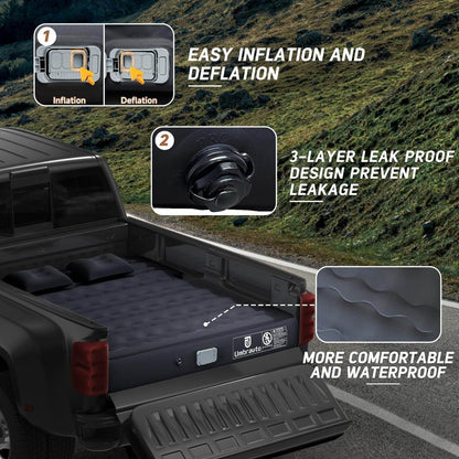 Matelas gonflable de camping pour camionnette (6,0-6,5 pieds)