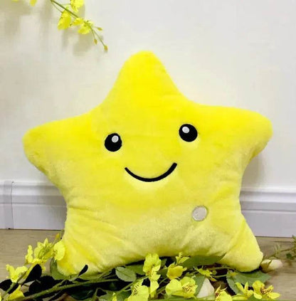 Oreiller Lumineux Unique Étoile Scintillante Design LED Lumière Coussin Coloré Étoiles Peluche Oreiller Jouets Cadeau Pour Enfants Fille