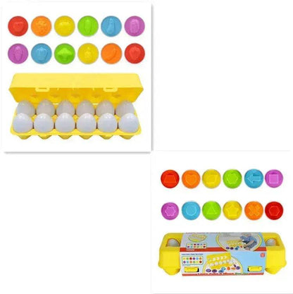 Jouet Éducatif Bébé Apprentissage Smart Egg Jeux Formes Tri Jouets Montessori pour Enfants