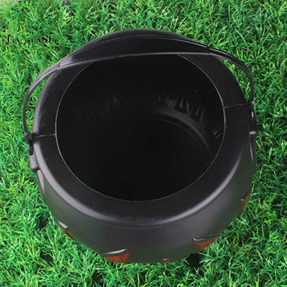 Creative Halloween Black Witch Flame Barrel Ornament