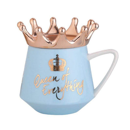 Mug créatif couronne royale de luxe