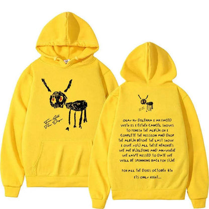 Rapper Drake For All The Dogs Letter Unisex Hoodie Sweatshirt