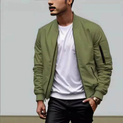 Men's Casual Baseball Varsity Jacket Spring And Autumn