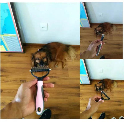Hair Grooming Brush comb For Pet Dog Cat Deshedding comb