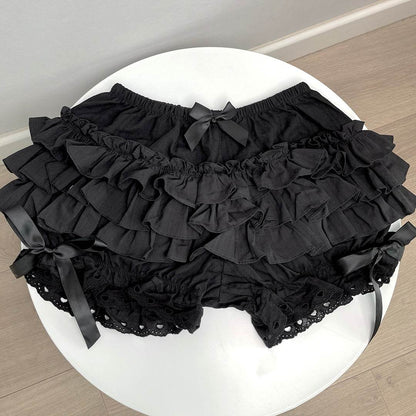 Cake Princess Skirt Mini Multi Layered Pants