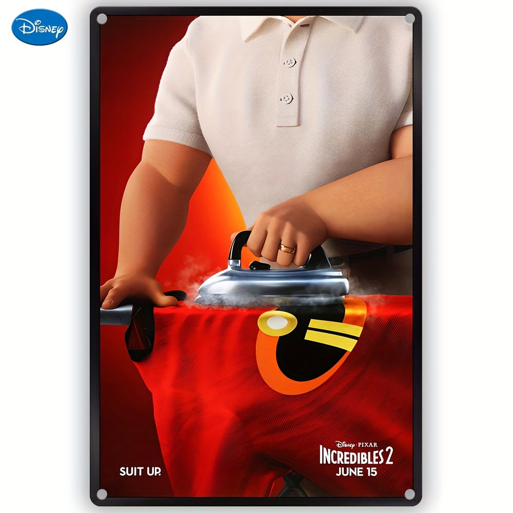 1pc, Authorized, Disney The Incredibles 2 Aluminum Sign Poster(8''x12''/20cm*30cm)Disney The Incredibles Metal Sign, Disney Superman Aluminum Poster, Disney Movie Aluminum Poster, Disney Movie Gifts, Wall Art Decor, Room Deco
