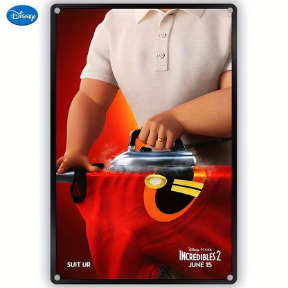 1pc, Authorized, Disney The Incredibles 2 Aluminum Sign Poster(8''x12''/20cm*30cm)Disney The Incredibles Metal Sign, Disney Superman Aluminum Poster, Disney Movie Aluminum Poster, Disney Movie Gifts, Wall Art Decor, Room Deco